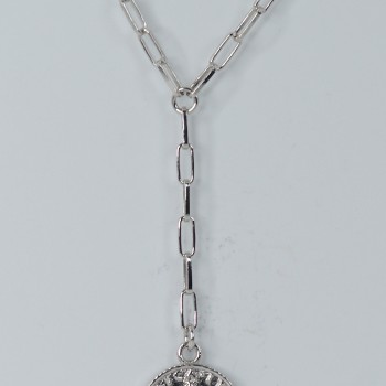 Sterling Silver Bee Drop Pendant and Chain